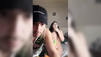 Coppia italiana scopata e pompinò in diretta webcam