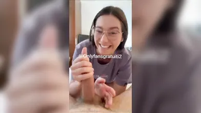 Shelena spettacolare pompa e scopa a pecorina caliente