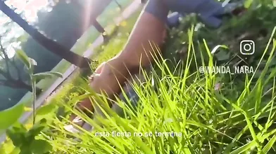 Wanda Nara sexy topless all’aperto