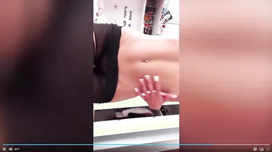 Video esclusivo di Greta Grealisisters senza perizoma