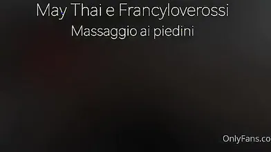 Francyrossi e May Thai filmato lesbico hot