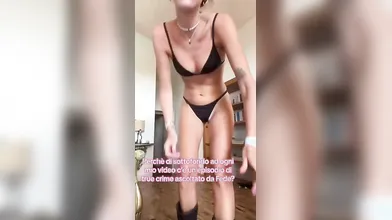 Chiara Ferragni in un video hot con lingerie provocante