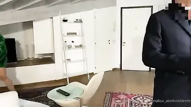 Trio erotico con due sexy ragazze italiane bisessuali OF